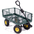 Picture of TC1840A GARDEN CART 38x20'', 300KG CAP, DROP SIDES & PNEUMATIC WHEELS