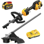 Picture of Dewalt DCMAS5713X1 54v XR Flexvolt Split Boom Strimmer 0-4650-5800rpm 6.4kg C/W 1 x 9.0Ah Flexvolt Li-ion Battery & Fast Charger 
