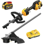 Picture of Dewalt DCMAS5713X1 54v XR Flexvolt Split Boom Strimmer 0-4650-5800rpm 6.4kg C/W 1 x 9.0Ah Flexvolt Li-ion Battery & Fast Charger