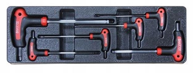 Picture of GJ-5013 6 PCS T-HANDLE HEX KEY