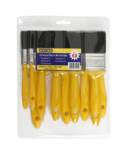 Picture of DOSCO 10 PIECE PAINTBRUSH SET