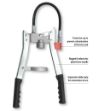 Picture of GROZ DOUBLE LEVEL GREASE GUN C/W 300MM FLEXIBLE HOSE & 4 JAW COUPLER