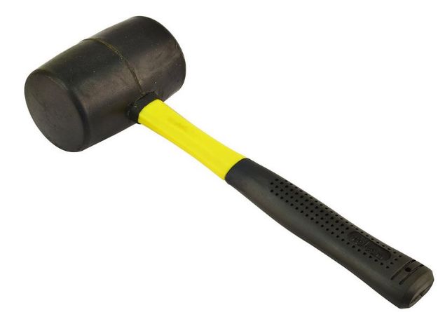 Picture of ROLSON 10535 32oz RUBBER MALLET FIBREGLASS HANDLE