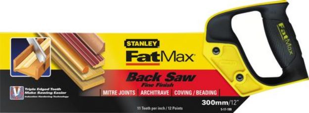 Picture of STANLEY 5-17-199 12'' FAT MAX TENON SAW 300mm 11tpi