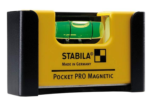 Picture of STABILA 17768 MINI POCKET MAGNETIC LEVEL C/W HOLSTER BELT CLIP