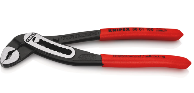 Picture of Knipex Water Pump Pliers Aligator 180mm Plastic Handle 88 01 180