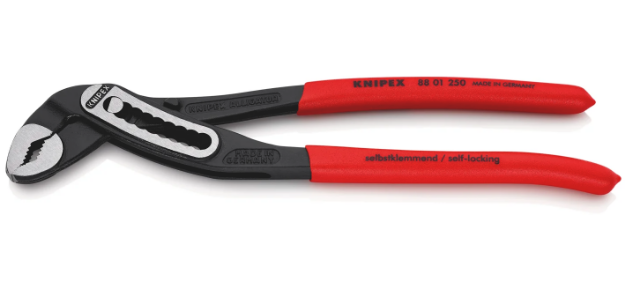 Picture of Knipex Water Pump Pliers Aligator 250mm Plastic Handle 88 01 250