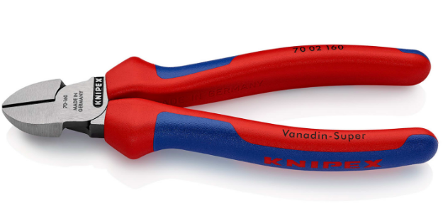 Picture of Knipex Side Cutter Polished With Mult Component Handle 160mm 70 02 160