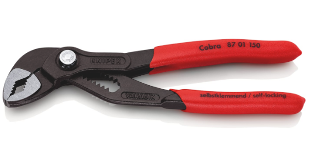 Picture of Knipex Water Pump Pliers Cobra 150mm Plastic Handle 87 01 150