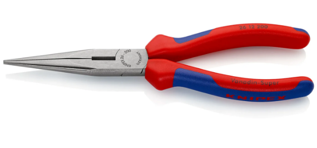 Picture of Knipex Straight Pliers Polished with multi component handle 200mm 26 12 200