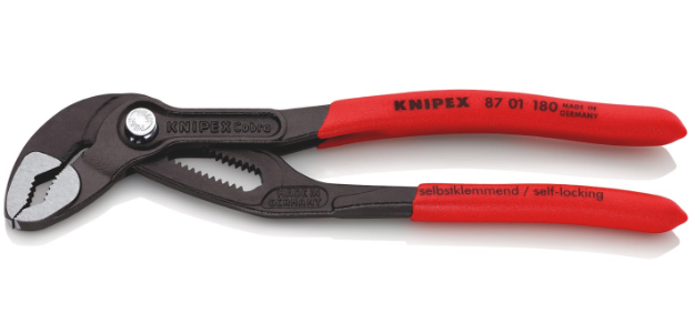 Picture of Knipex Water Pump Pliers Cobra 180mm Plastic Handle 87 01 180