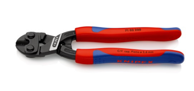 Picture of Knipex Bolt cutter mini with mult component handle 200mm 71 02 200