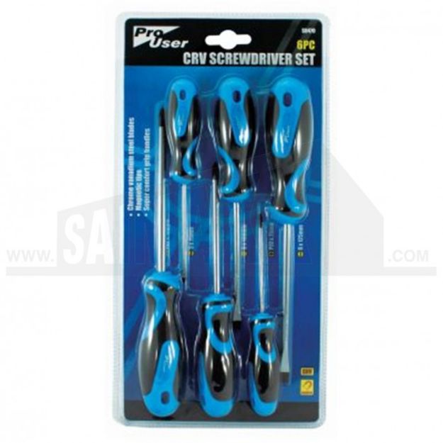 Picture of PROUSER 6PC CRV SCREWDRIVER SET