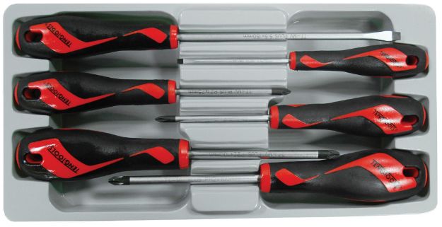 Picture of TENGTOOL MD906N 6 PIECE SCREWDRIVER SET (FLAT, PH, PZ)