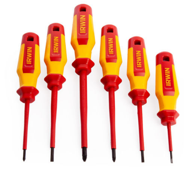 Picture of Irwin 1951884 VDE 6pc Screwdriver Set 1000volt