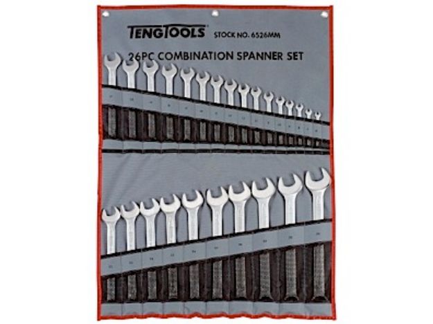 Picture of TENGTOOL 6526MM 26pc METRIC COMB. SPANNER SET 06-32mm