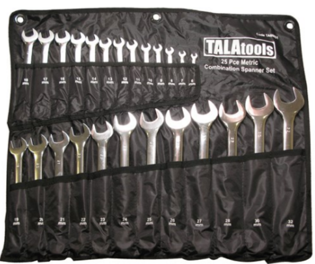 Picture of Tala 25Pc Metric Combination Spanner Set 6MM - 32MM