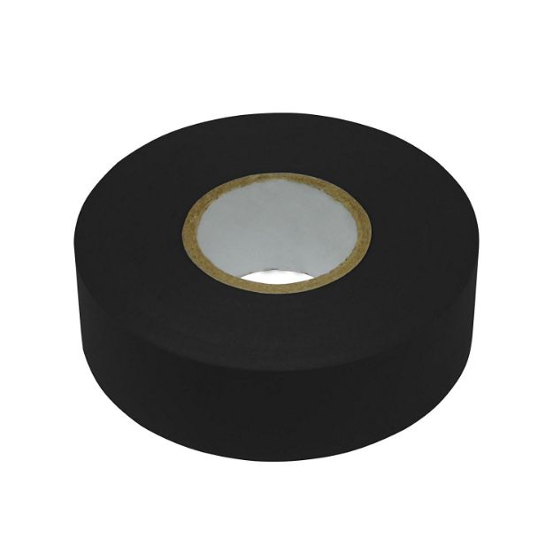 Picture of FAITHFULL 20Mtrx19mm BLACK PVC INSULATION TAPE