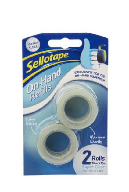 Picture of TWIN PACK OF ORIGINAL SELLOTAPE ROLL 24mmx50Mtr