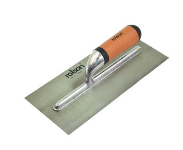 Picture of ROLSON 52245 PLASTERING TROWEL 280x120mm HARDENED & TEMPERED SPRING STEEL BLADE