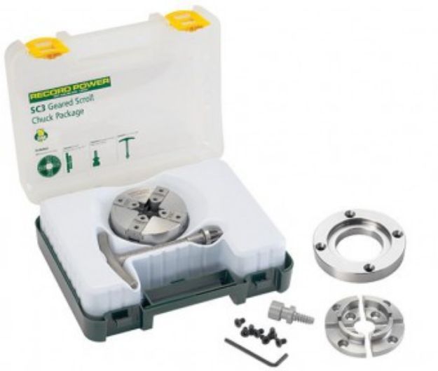 Picture of RECORD SC3 CHUCK PACKAGE - 3/4" X 16TPI