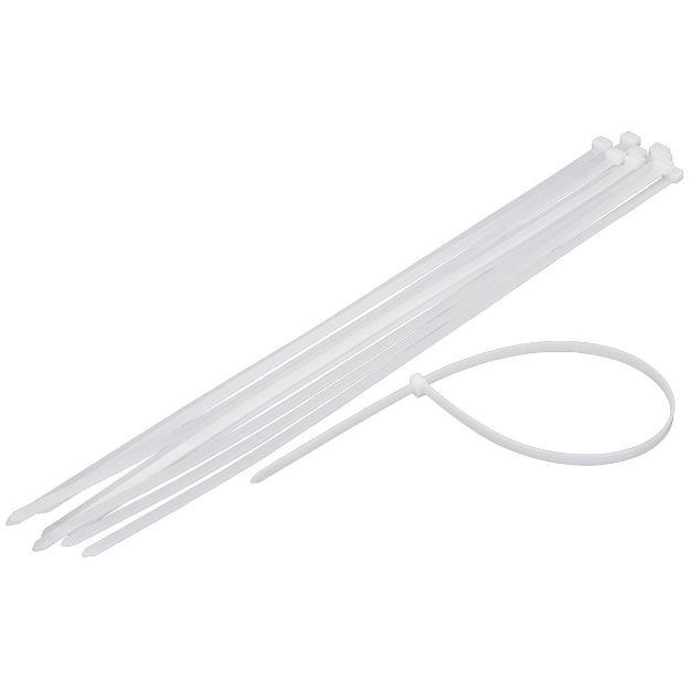 Picture of 100x2.5mm CLEAR CABLE TIES (100pk)