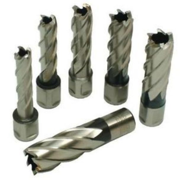 Picture of 7PCE SHORT ROTO BROACH CUTTER SET (14,16,18,20,22,24MM & PILOT)