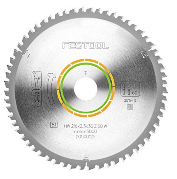 Picture of Festool 500125 Saw Blade 216X2 3X30 W60