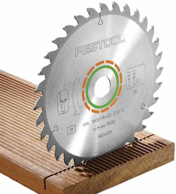 Picture of Festool 500459 fine tooth saw blade 160x1.8x20 32T