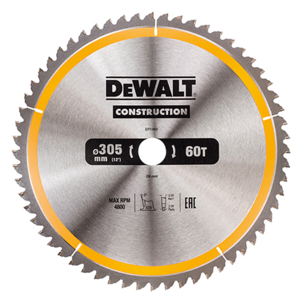 Picture of DEWALT DT1960 305x30mm Z-60 TCT BLADE