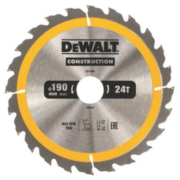 Picture of Dewalt DT1943 190x30mm 2.6mm Z-18 Tct Blade