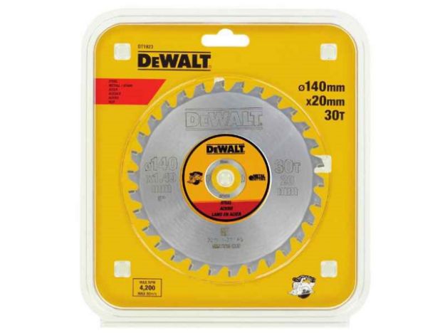 Picture of Dewalt DT1923 140x20mm 1.5mm Z-30 Metal Cutting Tct Blade For DCS373