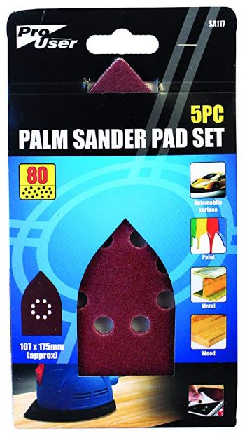 Picture of BB-SA117 5pc Palm Sander Pad Set