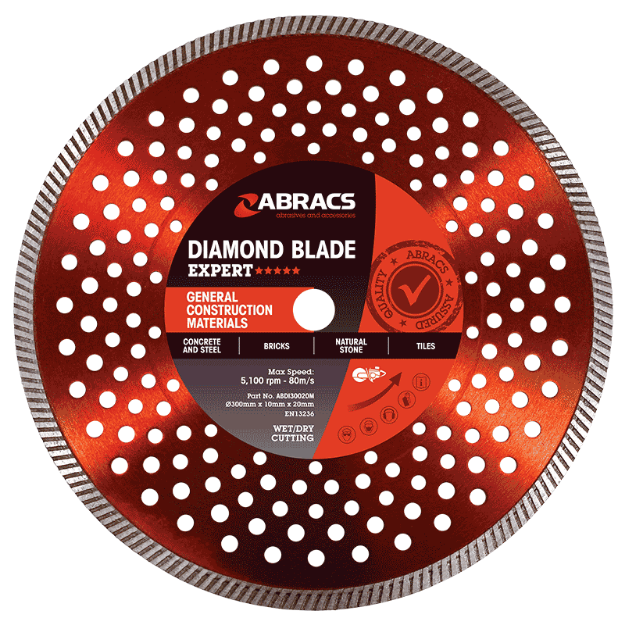 Picture of Abracs 300x20mm 12" Expert Inferno General Purpose Diamond Blade With Holes