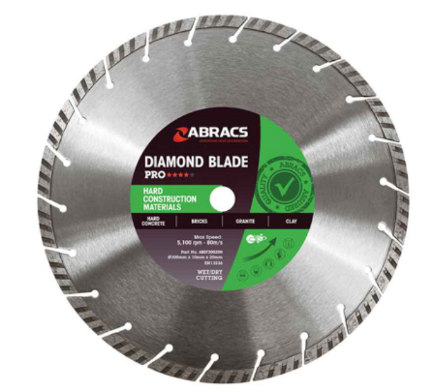 Picture of Abracs 300x20mm 12" Professional Diamond Blade For Hard Materials