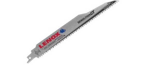 Picture of Lenox 956RCT Pkt 1 Carbide Demolition Reciprocating/Sabre Saw Blades Wood With Nails Cutting 6tpi 229x25mm