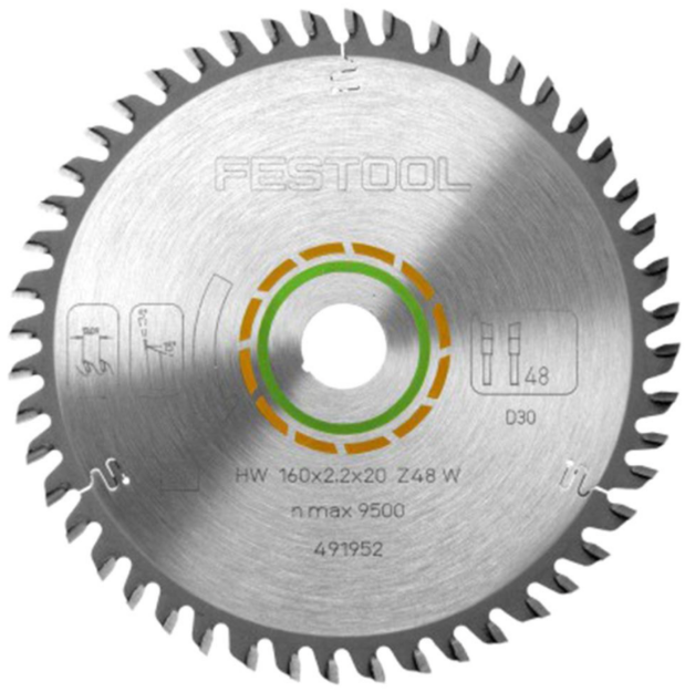 Picture of Festool 491952 SAW BLADE HW 160X2,2X20 W48