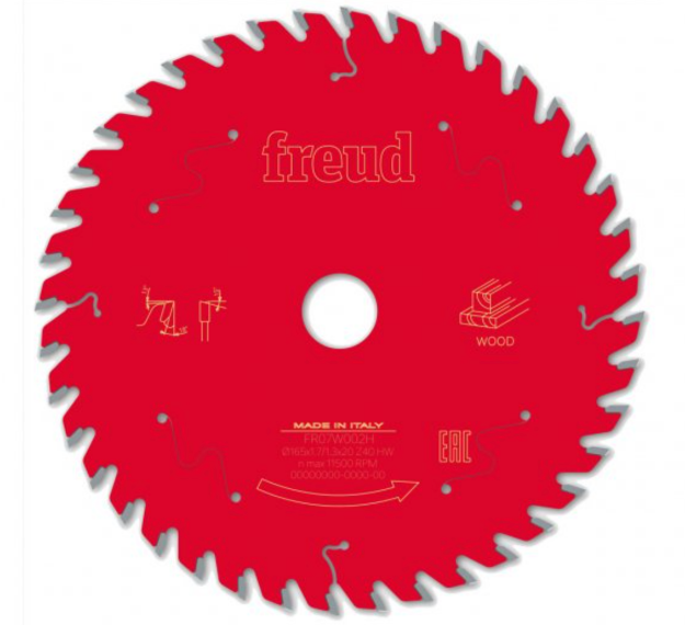 Picture of Freud F03FS09687 165mm x 20mm x 40T Wood Circular Saw Blade