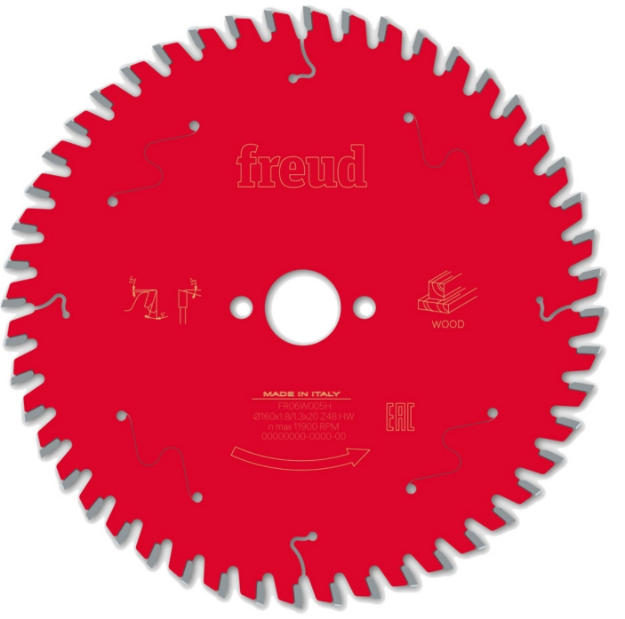 Picture of Freud F03FS09677 160mm x 20mm x 48T Wood circular Saw Blade