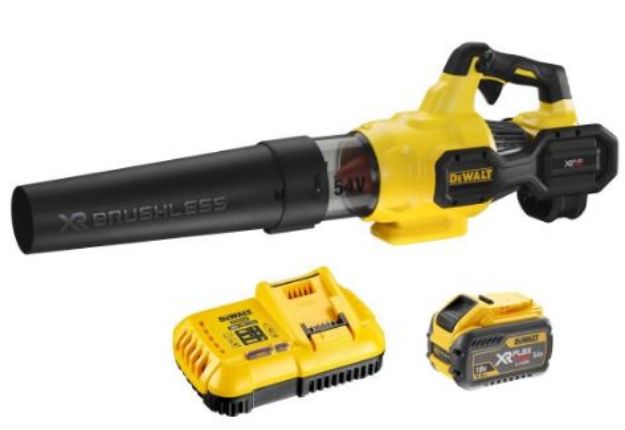 Picture of Dewalt DCMBA572X1 54V XR Flexvolt Axial Blower 200km/hr C/W 1 x 9.0Ah Flexvolt Li-ion Battery & Fast Charger