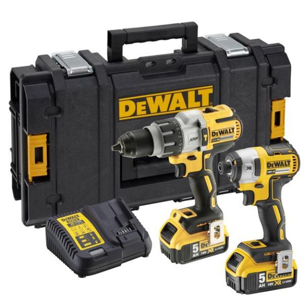 Picture of DEWALT DCK276P2 2pc 18V XR BRUSHLESS COMBO KIT INCLUDES DCD996 COMBI DRILL 3 SPEED & DCF887 IMPACT DRIVER 3 SPEED c/w DS150 box,