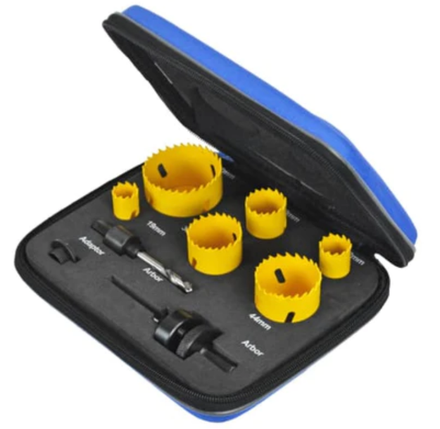 Picture of XM Faithfull 9 Piece Holesaw Set XMS22HOLSAW9