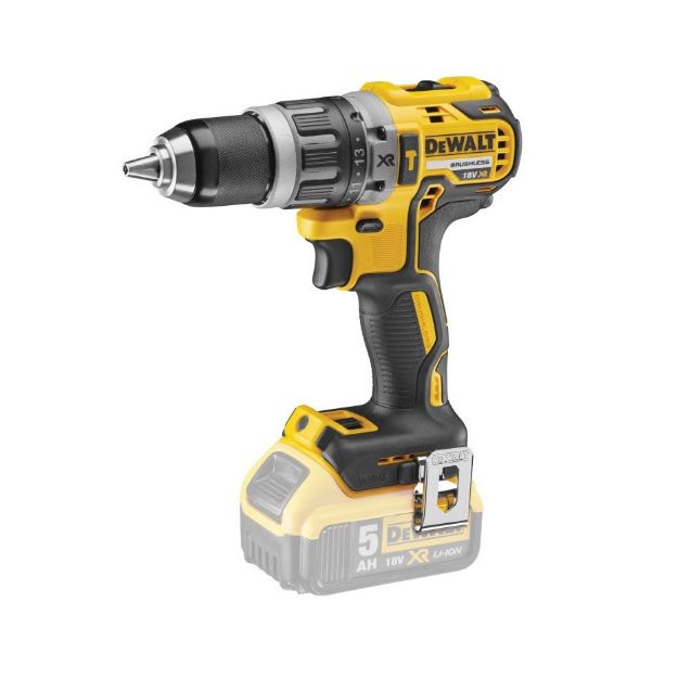 Picture of DEWALT DCD796N ** 18V XR BRUSHLESS COMBI DRILL 2 SPEED 70nm, 460w, 0-550/2000rpm, 1.8kg, **Bare unit**