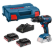 Picture of Bosch GSB18V-55D2 18v Brushless 2 Speed Combi Drill 55nm 0-2000rpm C/W 2 x 2.0Ah Li-ion Batteries & Charger In L-boxx