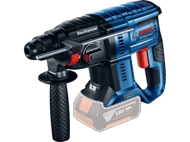 Picture of Bosch GBH18V-21N 18v 21mm Brushless SDS Drill 0-1800rpm 0-5100bpm 2.0 Joules Bare Unit In L-boxx 0 611 911 101