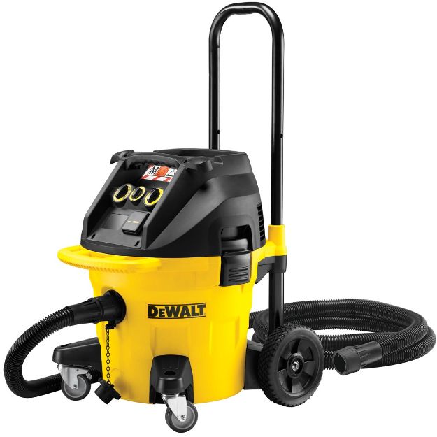 Picture of DEWALT DWV902M 110V 1400W 38L DUST EXTRACTOR, MAX AIRFLOW 4080 l/min 15KG