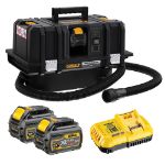 Picture of Dewalt DCV586MT2 54V XR Flexvolt 11ltr M-Class Dust Extractor Max Airflow 1482 L/min 7.5kg C/W 2 x 6.0Ah Flexvolt Batteries & Fast Charger  