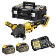 Show details for Dewalt DCG418T2 54V XR Flexvolt 5'' 125mm High Power Brushless Angle Grinder 2300w 9000rpm 2.2kg C/W 2 x 6.0Ah Li-ion Batteries & Charger In T-stak Box Picture of Dewalt DCG418T2 54V XR Flexvolt 5'' 125mm High Power Brushless Angle Grinder 2300w 9000rpm 2.2kg C/W 2 x 6.0Ah Li-ion Batteries & Charger In T-stak Box