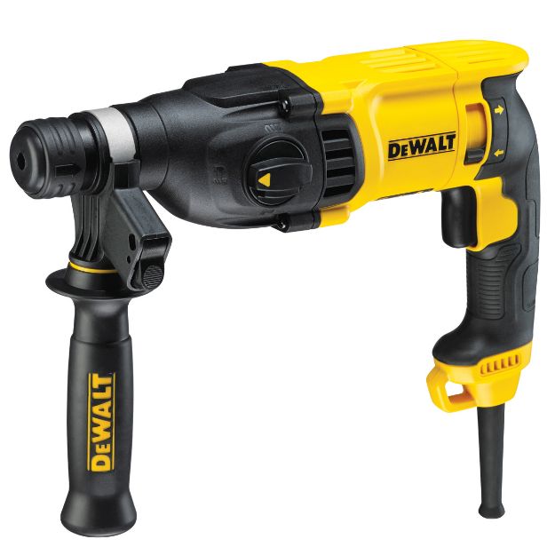 Picture of DEWALT D25133K 110V 800W 26mm 3 MODE SDS PLUS COMBINATION DRILL 1500rpm, 5500bpm, 2.6 joules, 2.6kg