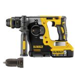 Picture of DEWALT DCH274P2 18V XR BRUSHLESS SDS HAMMER DRILL C/W INTERCHANGEABLE CHUCK, 0-1100rpm, 0-4600bpm, 400w, 2.1j, 3.1kg, c/w box, c
